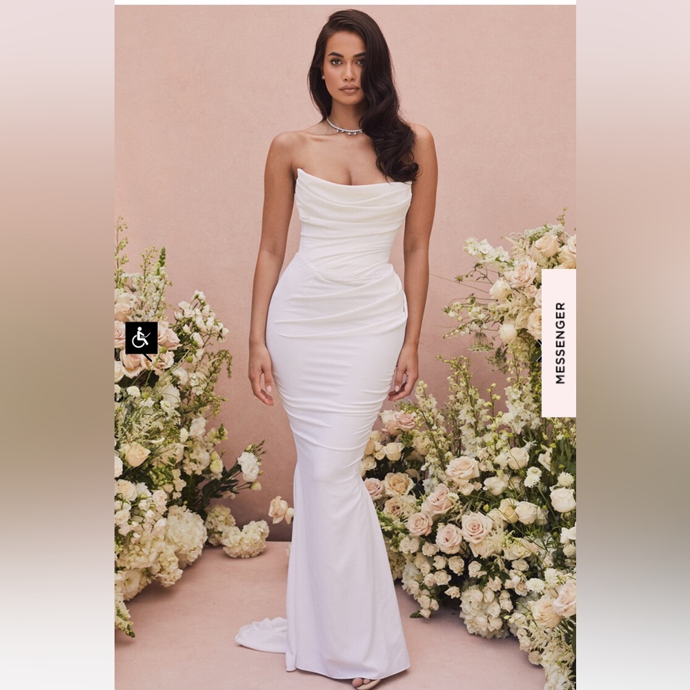 House of CB Esmee Ivory Draped Bridal Gown